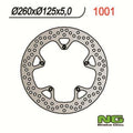 Disco de freno NG 1001 Ø260 x Ø125 x 5 NG BRAKE DISC 1001