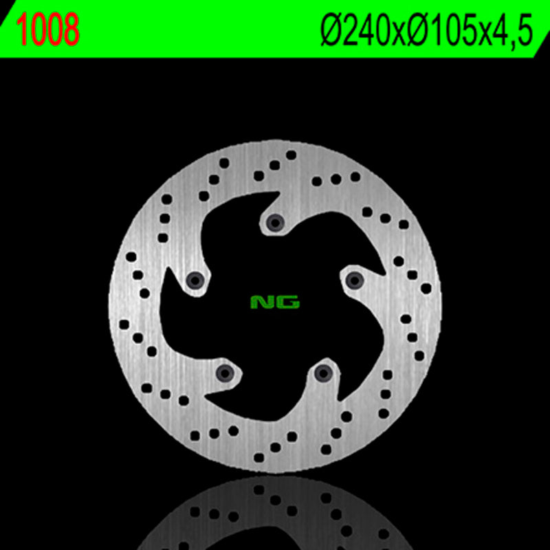 Disco de freno NG 1008 Ø240 x Ø105 x 4.5 NG BRAKE DISC 1008