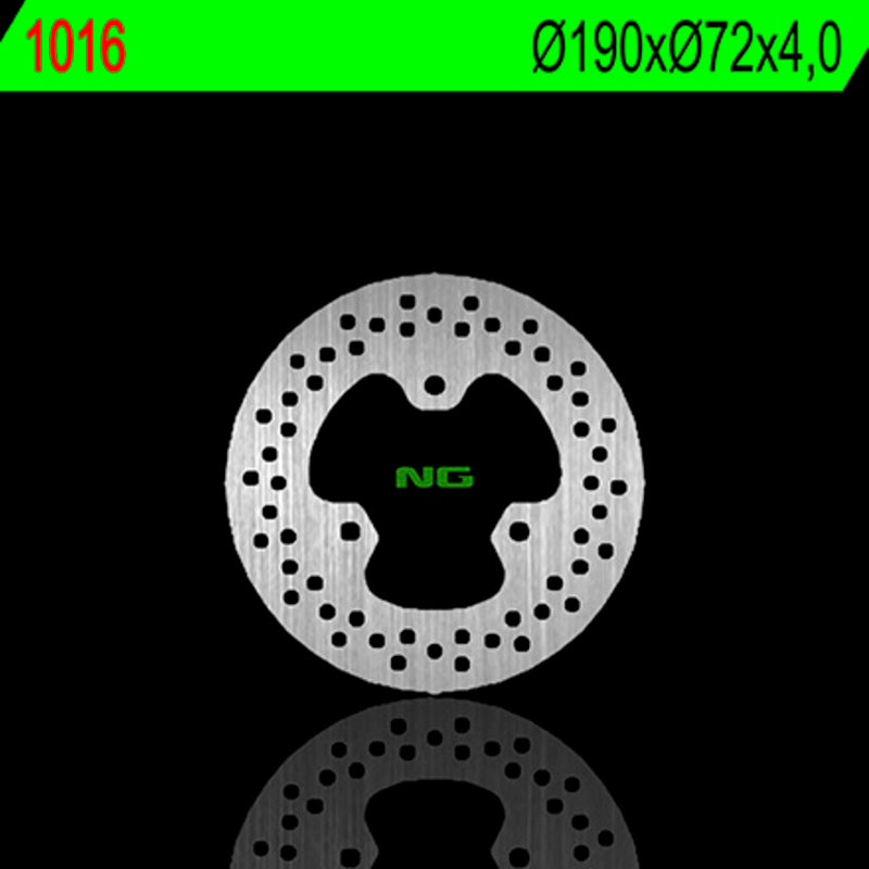 Disco de freno NG 1016 Ø190 x Ø72 x 4 NG BRAKE DISC 1016