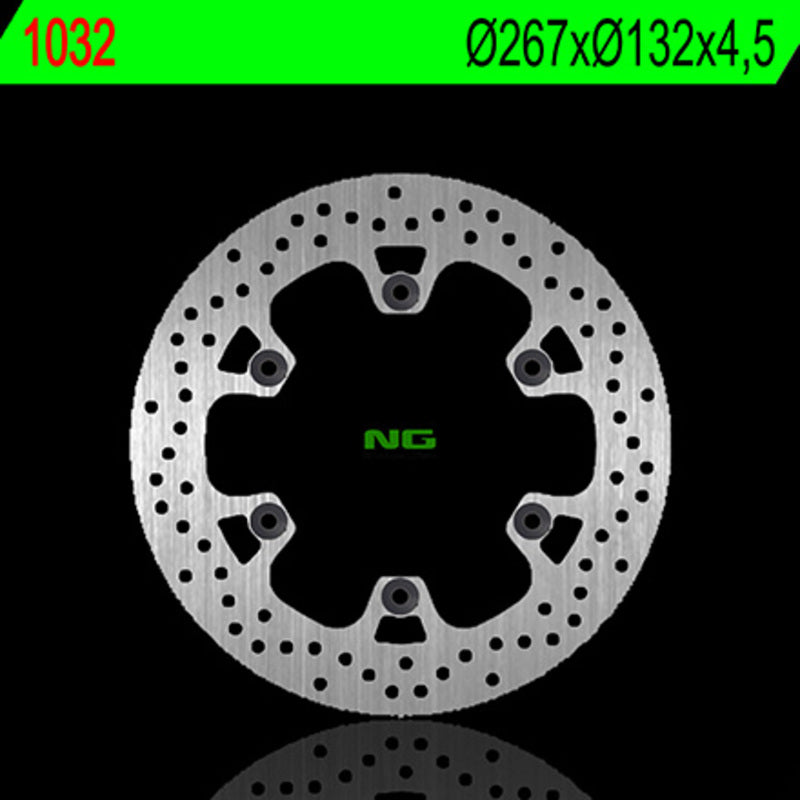 Disco de freno NG 1032 Ø267 x Ø132 x 4.5 NG BRAKE DISC 1032