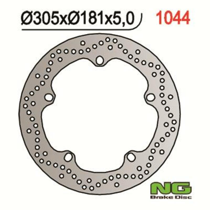 Disco de freno NG 1044 Ø305 x Ø181 x 4.8 NG BRAKE DISC 1044
