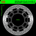 Disco de freno NG 1058 Ø320 x Ø132 x 5 NG BRAKE DISC 1058