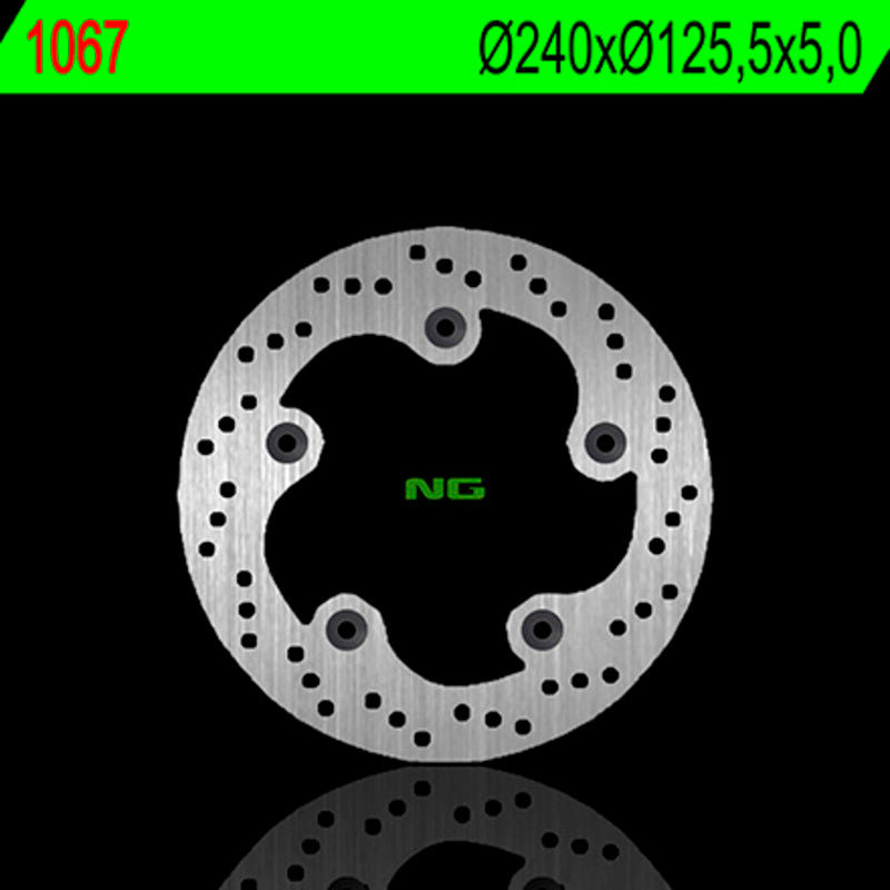 Disco de freno NG 1067 Ø240 x Ø125,5 x 5 NG BRAKE DISC 1067