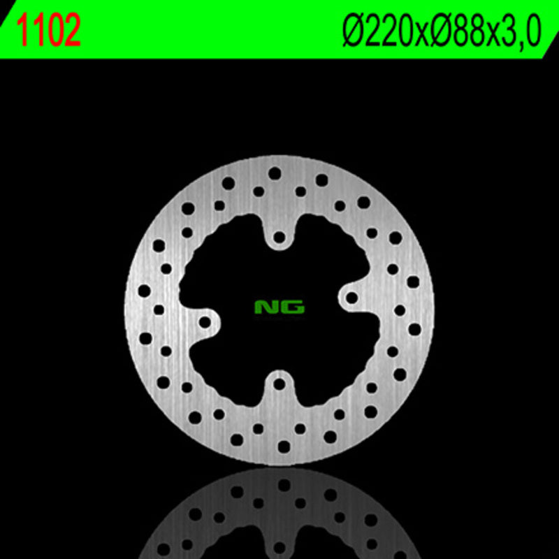 Disco de freno NG 1102 Ø220 x Ø88 x 3 NG BRAKE DISC 1102