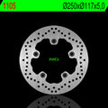 Disco de freno NG 1105 Ø250 x Ø117 x 5 NG BRAKE DISC 1105