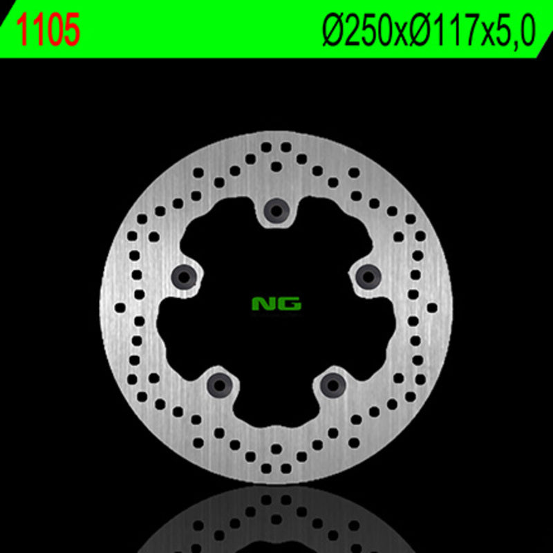 Disco de freno NG 1105 Ø250 x Ø117 x 5 NG BRAKE DISC 1105