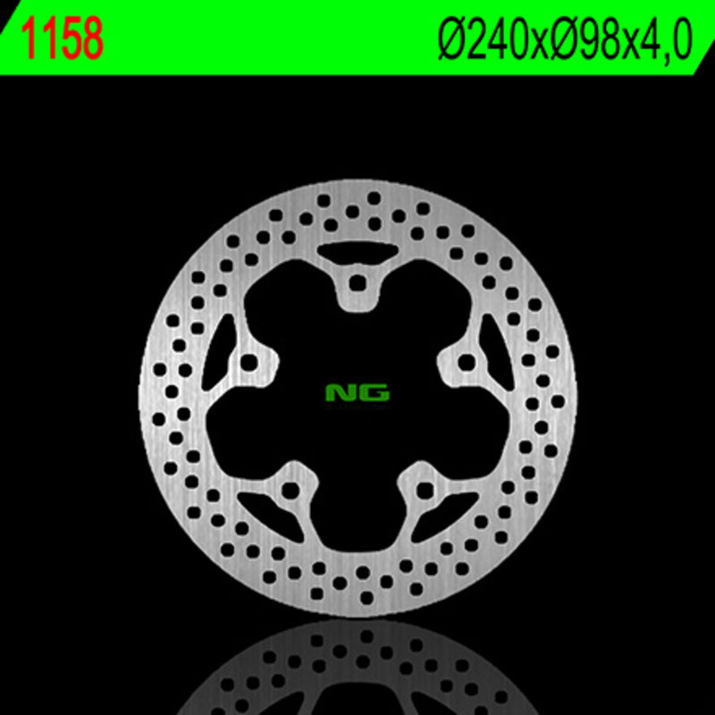 Disco de freno NG 1158 Ø240 x Ø98 x 4 NG BRAKE DISC 1158