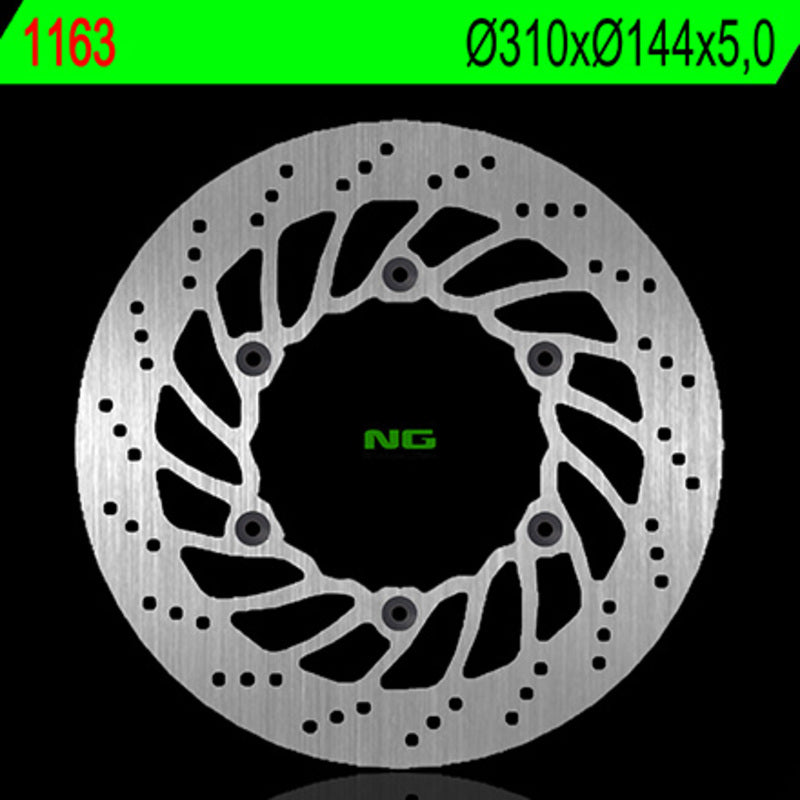 Disco de freno NG 1163 Ø310 x Ø144 x 5 NG BRAKE DISC 1163