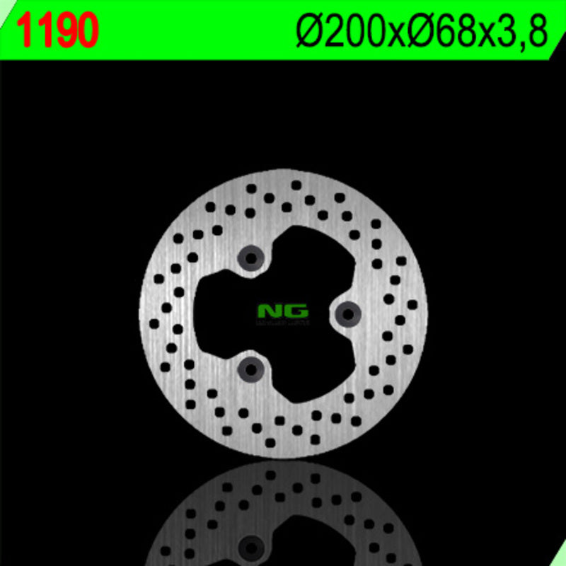 Disco de freno NG 1190 Ø200 x Ø68 x 3.75 NG BRAKE DISC 1190