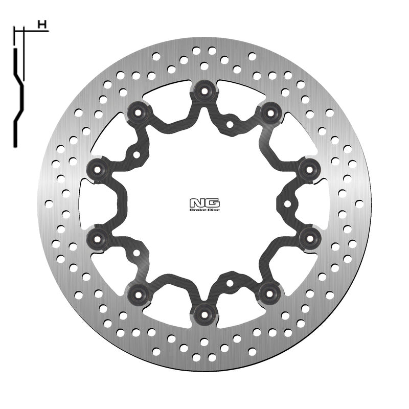 Disco de freno liso flotante NG 1205 Ø298 x Ø150 x 4 T-Max NG BRAKE DISC 1205