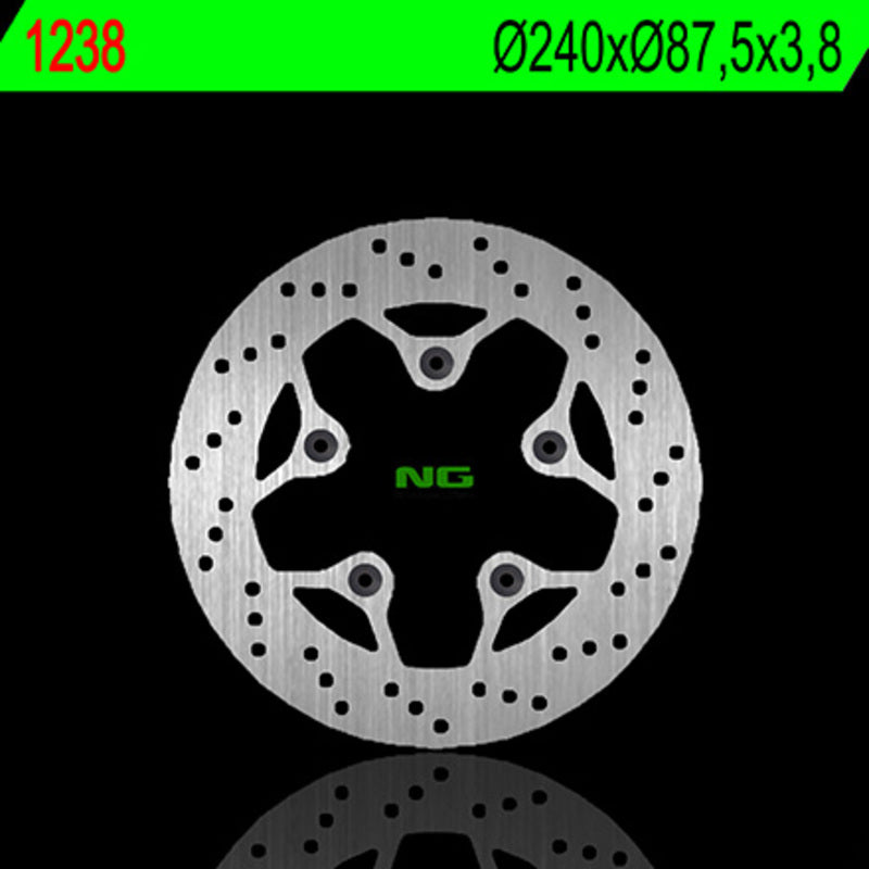 Disco de freno NG 1238 Ø240 x Ø87.5 x 3.8 NG BRAKE DISC 1238