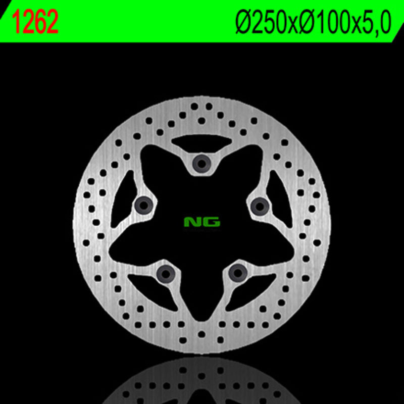 Disco de freno NG 1262 Ø250 x Ø100 x 5 NG BRAKE DISC 1262