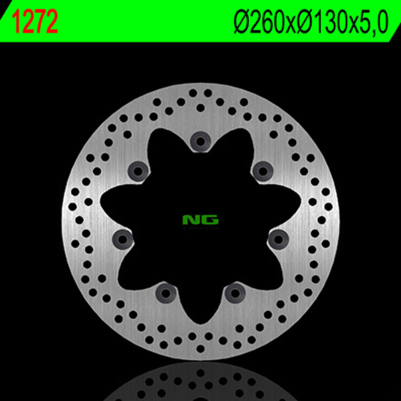 Disco de freno NG 1272 Ø260 x Ø130 x 5 NG BRAKE DISC 1272