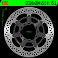 Disco de freno NG 1283 Ø320 x Ø94 x 5 NG BRAKE DISC 1283