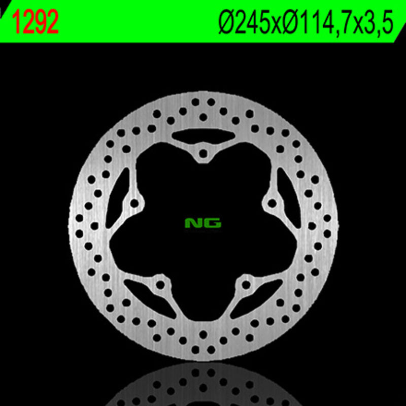 Disco de freno NG 1292 Ø245 x Ø144.75 x 3.5 NG BRAKE DISC 1292
