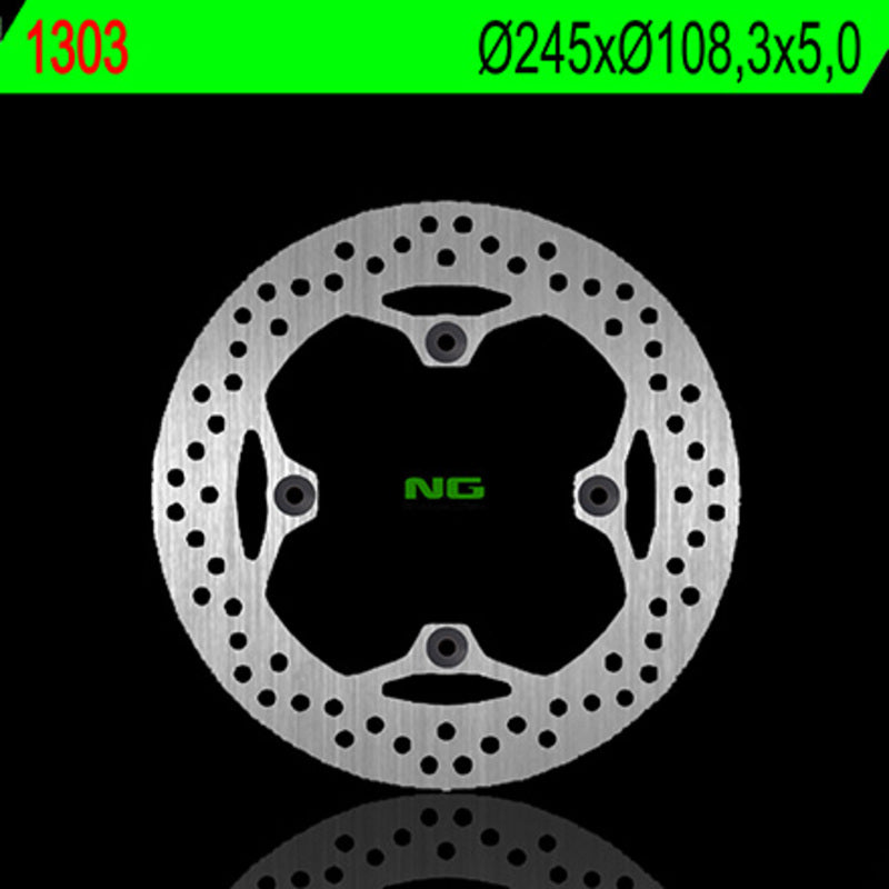 Disco de freno NG 1303 Ø255 x Ø108.3 x 5 NG BRAKE DISC 1303
