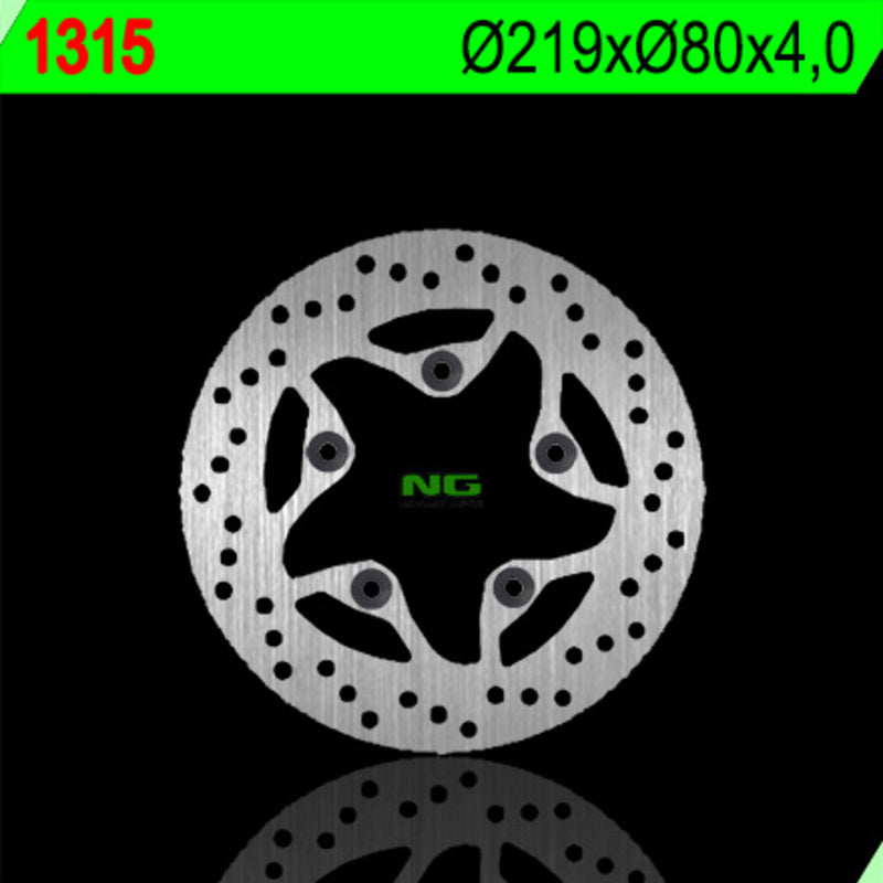 Disco de freno NG 1315 Ø219 x Ø80 x 4 NG BRAKE DISC 1315