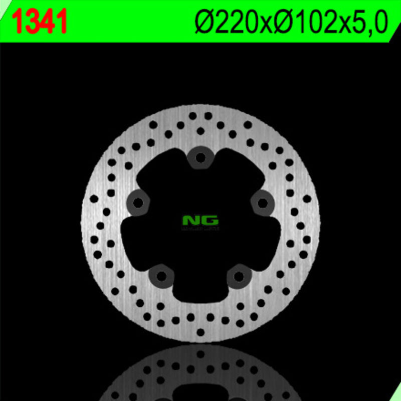 Disco de freno NG 1341 Ø220 x Ø102 x 5 NG BRAKE DISC 1341