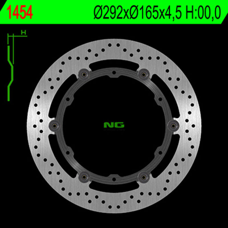 Disco de freno NG 1454 NG BRAKE DISC 1454