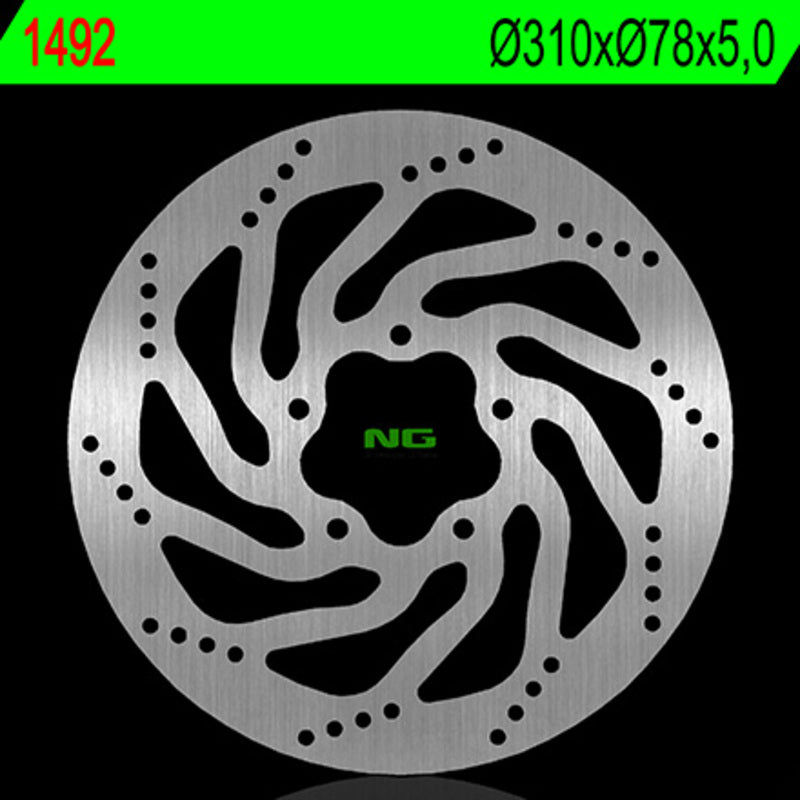 Disco de freno NG 1492 310 x 78 x 5,0 NG BRAKE DISC 1492