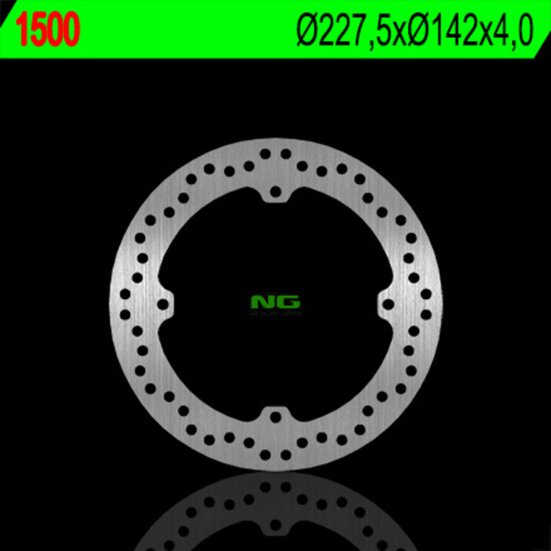 Disco de freno NG 1500 227,5 x 142 x 4,0 NG BRAKE DISC 1500