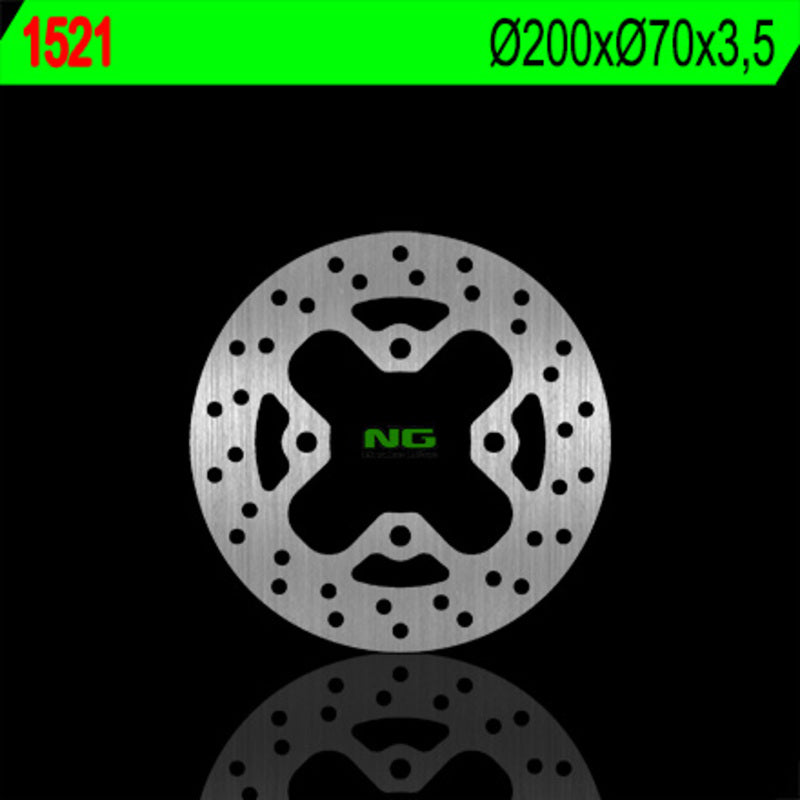 Disco de freno NG 1521 Ø200 x Ø74 x 3,5 NG BRAKE DISC 1521