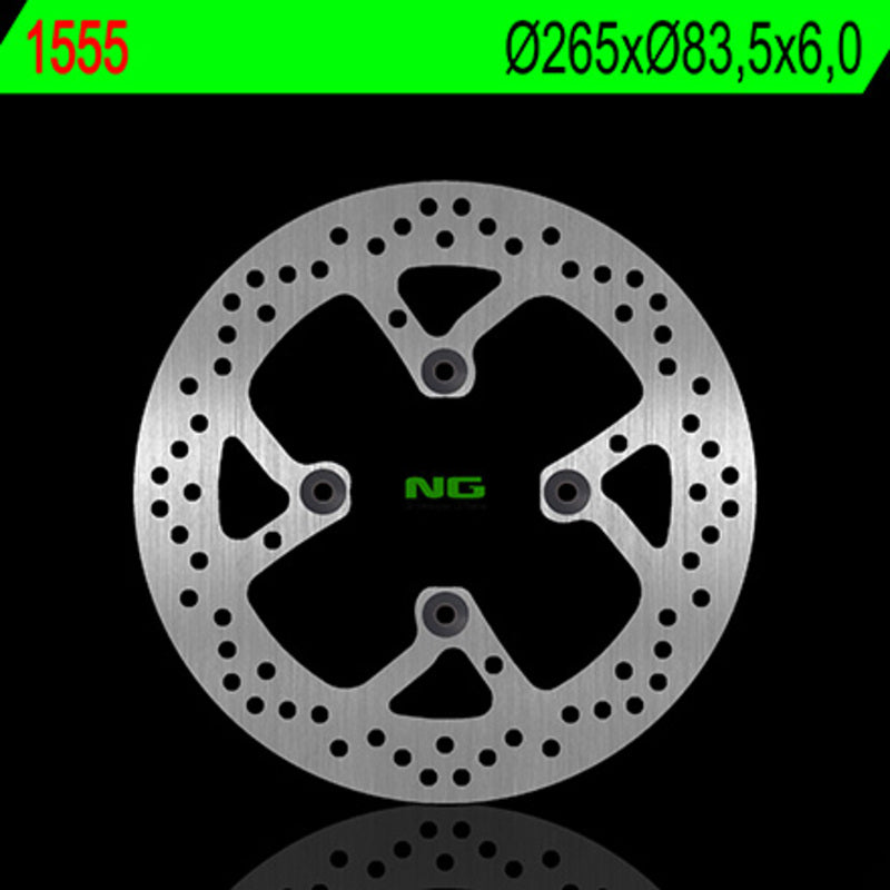 Disco de freno NG 1555 265 x 83,5 x 6,0 NG BRAKE DISC 1555