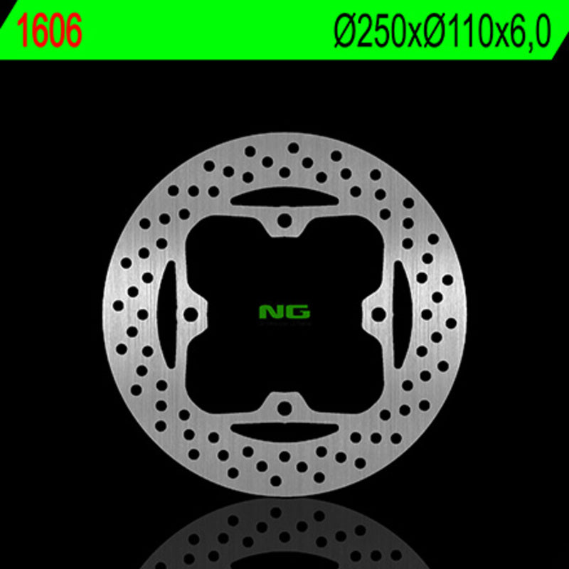 Disco de freno NG 1606 250 x 110 x 6,0 NG BRAKE DISC 1606