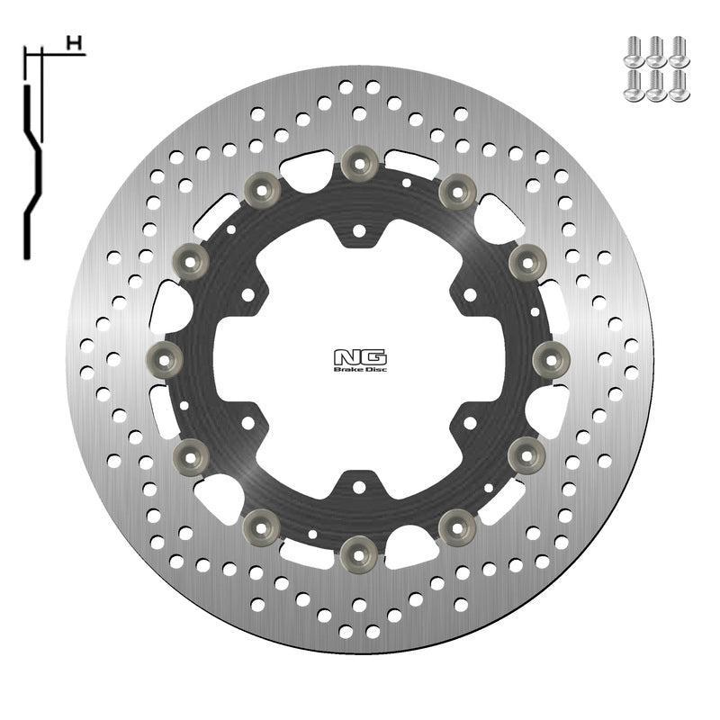 Disco de freno NG Delantero BMW 305 x 118 x 5,0 NG BRAKE DISC 1137G