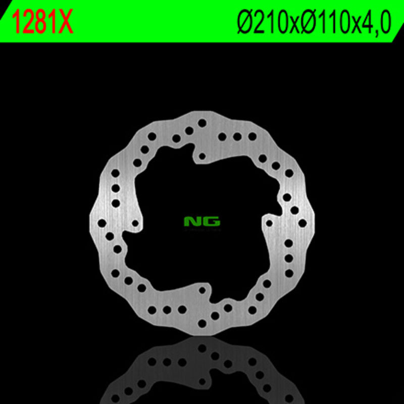 Disco de freno NG BRAKES ondulado1281X Ø210 x Ø110 x 4 NG BRAKE DISC 1281X