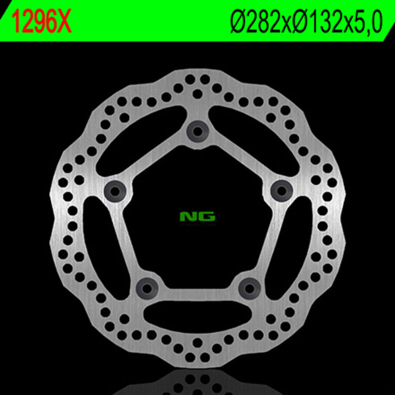 Disco de freno NG BRAKES ondulado1296X Ø282 x Ø132 x 5 NG BRAKE DISC 1296X