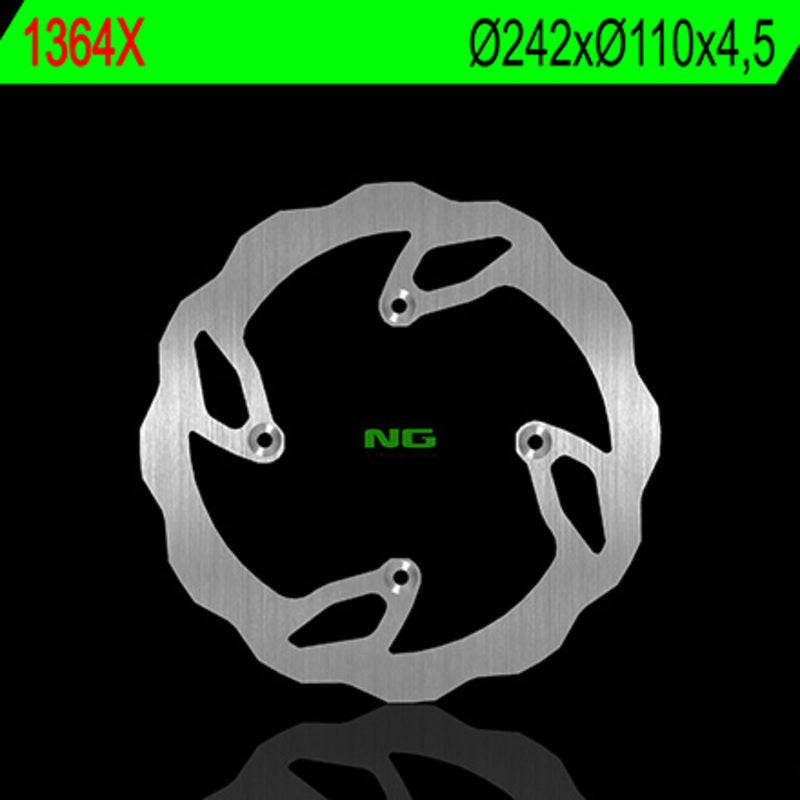 Disco de freno NG BRAKES ondulado1364X Ø242 x Ø110 x 4,5 NG BRAKE DISC 1364X