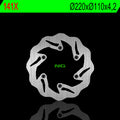 Disco de freno NG BRAKES ondulado 141X Ø220 x Ø110 x 4.2 NG BRAKE DISC 141X