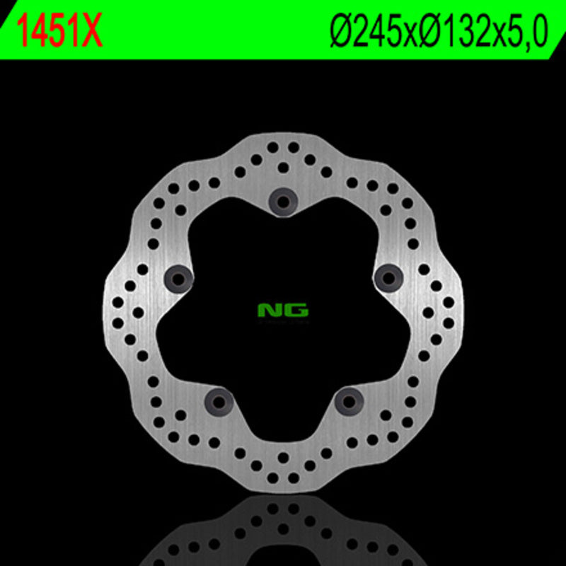 Disco de freno NG BRAKES 1451X 244,5 x 132 x 5,0 NG BRAKE DISC 1451X