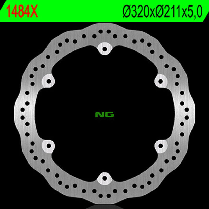 Disco de freno NG BRAKES 1484X Ø320 x Ø211 x 5.0 NG BRAKE DISC 1484X