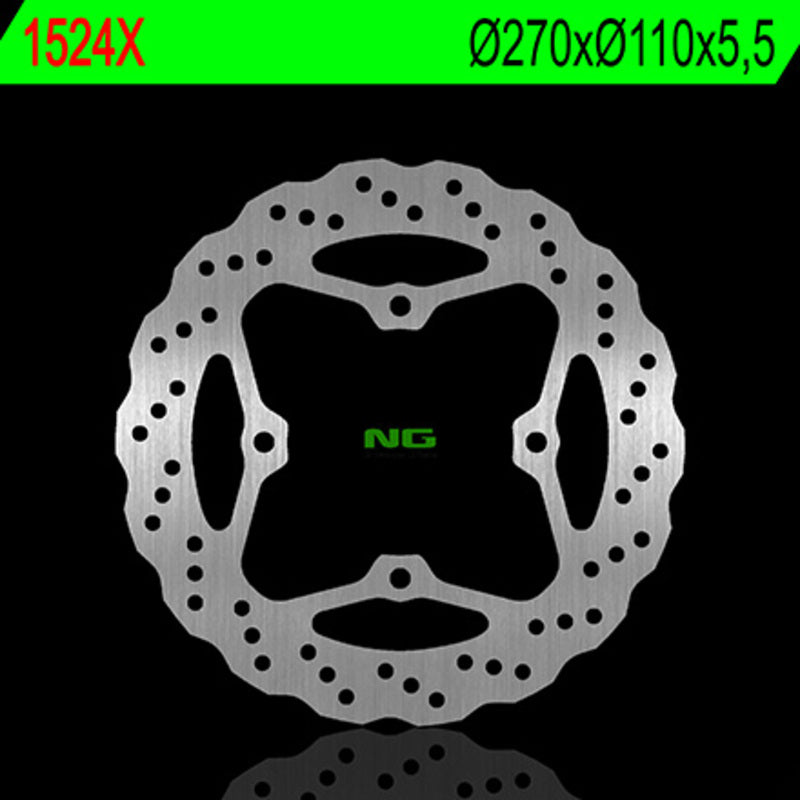 Disco de freno NG BRAKES ondulado 1524X Ø270 x Ø110 x 5,5 NG BRAKE DISC 1524X