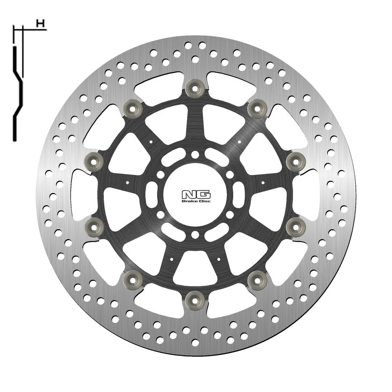 Disco de freno NG Delantero BMW S1000RR 14-19 320 x 64 x 5,0 NG BRAKE DISC 1538G