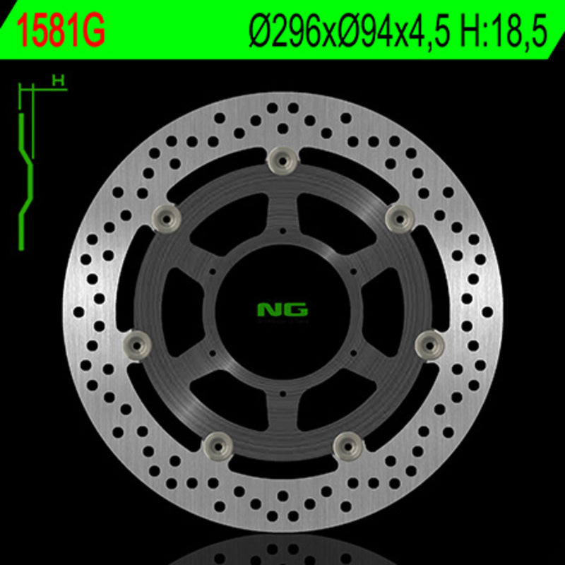 Disco de freno NG 1581G NG BRAKE DISC 1581G