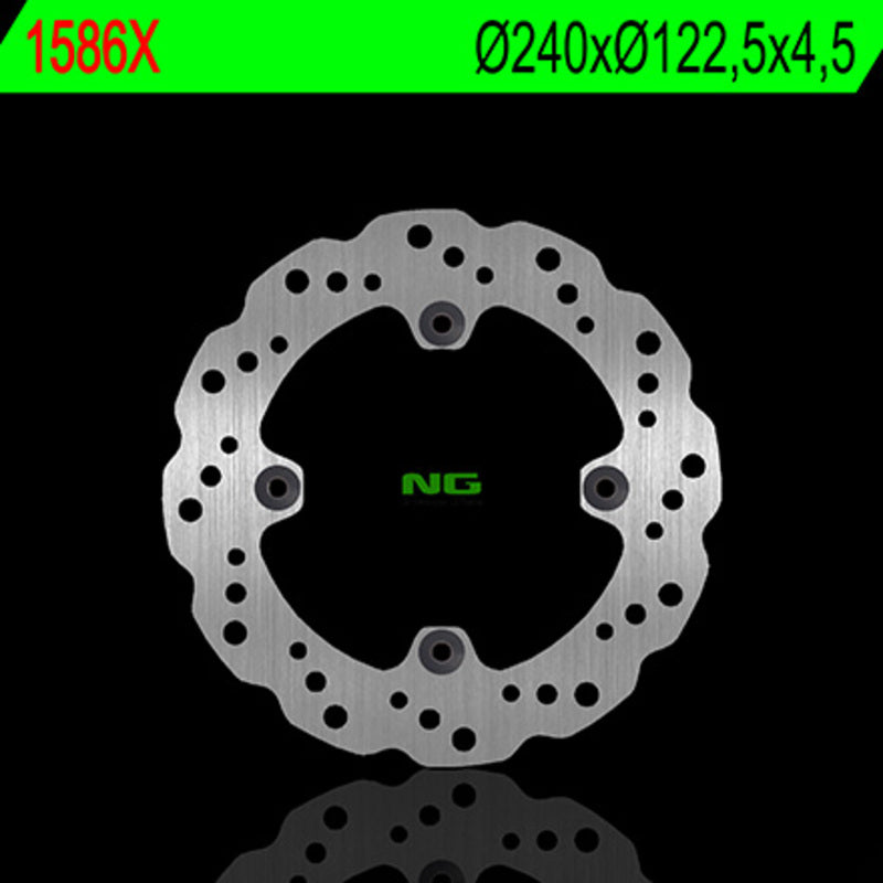 Disco de freno NG BRAKES 1586X 240 x 122 x 4,0 NG BRAKE DISC 1586X