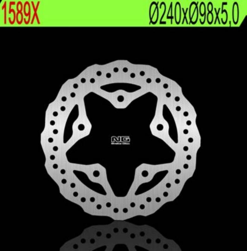 Disco de freno NG BRAKES 1589X 239,5 x 98 x 5,0 Sym GTS / Joymax Tra. NG BRAKE DISC 1589X