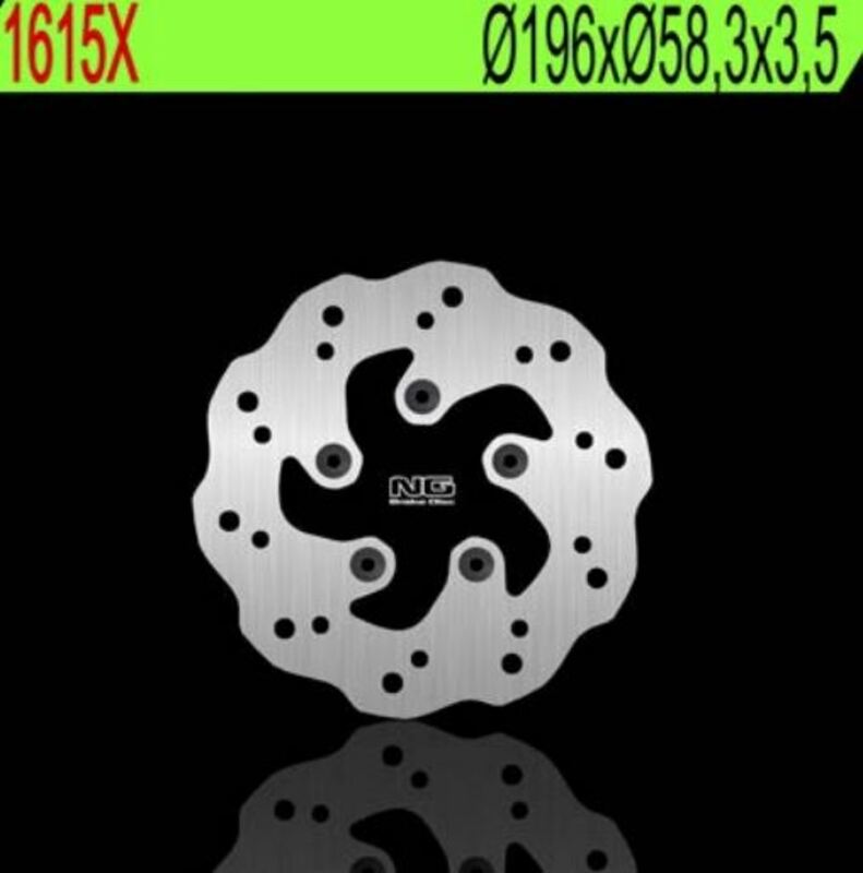 Disco de freno NG BRAKES 1615X 195,5 x 58,25 x 3,5 NG BRAKE DISC 1615X
