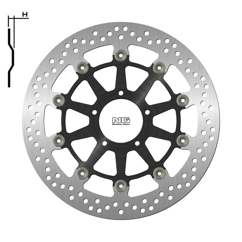 Disco de freno NG Delantero Ducati 320 x 72 x 5,0 NG BRAKE DISC 1796G