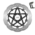 Disco de freno Oversize NG BRAKES 1883XK36 ondulado flotante + desplazador de pinza NG BRAKE DISC 1883XK36