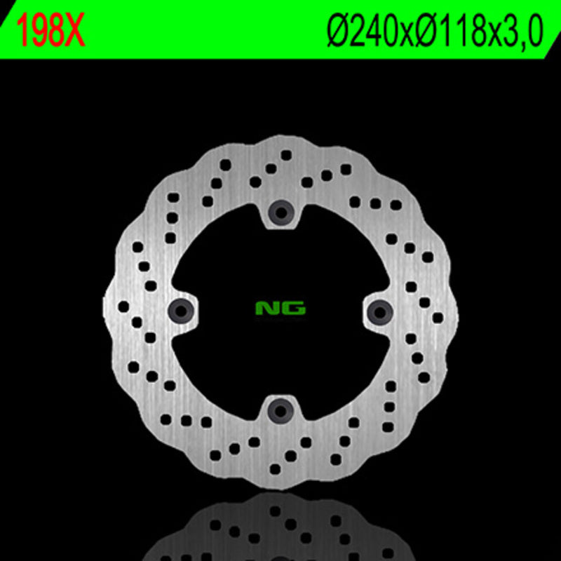 Disco de freno NG BRAKES ondulado 198X Ø240 x Ø118 x 3 NG BRAKE DISC 198X