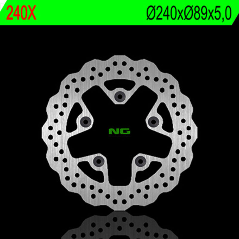 Disco de freno NG BRAKES ondulado240X Ø240 x Ø89 x 5 NG BRAKE DISC 240X