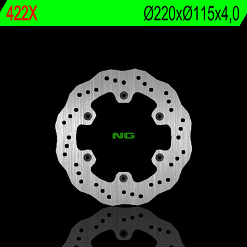 Disco de freno NG BRAKES ondulado 422X Ø220 x Ø115 x 4 NG BRAKE DISC 422X