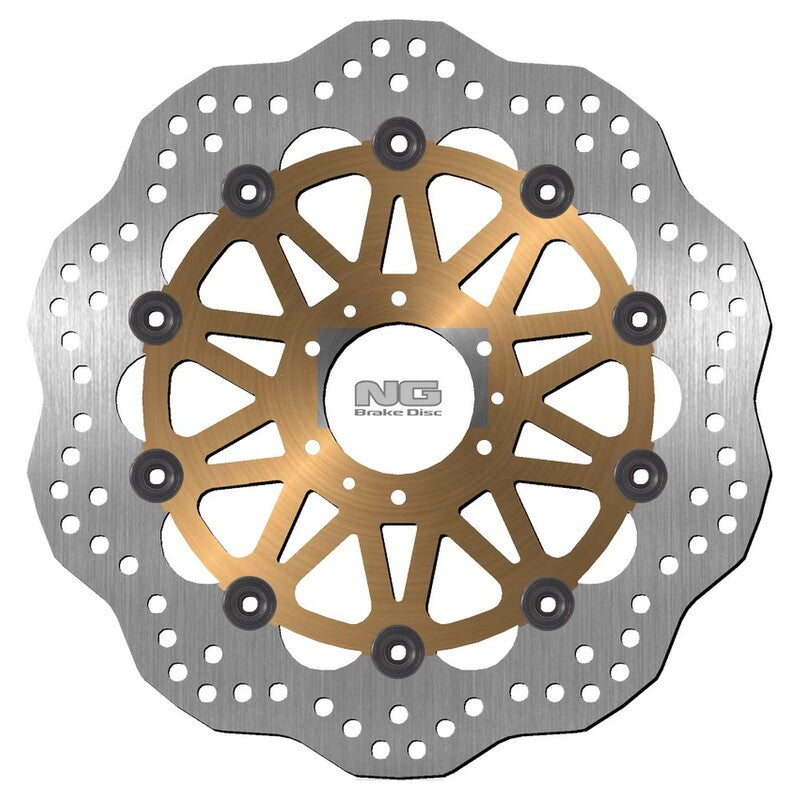 Disco de freno NG BRAKES ondulado flotante 1446X Ø296 x Ø62 x 5 NG BRAKE DISC 1446XG