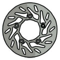 Disco de freno NG Turbina 9191 Ø174 x Ø66 x 4 NG BRAKE DISC 9191
