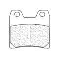Juego de pastillas sinterizadas CL BRAKES (1066RX3) CL BRAKES 1066RX3