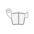 Juego de pastillas sinterizadas CL BRAKES (1076X59) CL BRAKES 1076X59